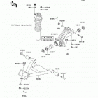 Mule 3010 Trans4x4 Diesel (KAF950-E8F) Передняя подвеска