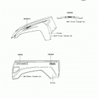 Teryx 750 4X4 LE (KRF750-C8F) Decals(green)