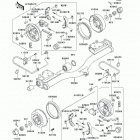Mule 3010 4X4 (KAF620-E7F) Задние тормоза