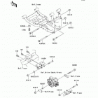 Mule 3010 Diesel 4X4 (KAF950-D8F) Крепление двигателя