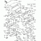 Mule 3000 (KAF620-G8F) Рама ,крепежные детали