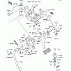 Teryx 750 4X4 (KRF750-A8F) Педаль и рычаг тормоза
