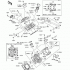 Teryx 750 4X4 LE (KRF750-C8F) Головка цилиндра