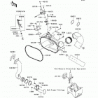 Teryx 750 4X4 LE (KRF750-C8F) Крышка вариатора