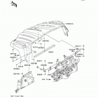 Teryx 750 4X4 (KRF750-A8F) Переднее крыло(ья)