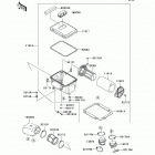 Teryx 750 4X4 LE (KRF750-C8F) Воздухозаборник