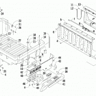 Prowler XTZ Cargo box and tailgate assembly