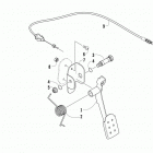 Prowler 650 XT Accelerator assembly
