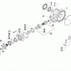 Prowler 650 XT Задний привод редуктор