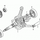 MUV700 Коленчатый вал и поршни