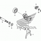 MUV700 Вал и вилки  коробки передач