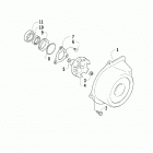 Prowler XT Recoil starter cover assembly