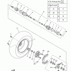 VIKING YXM700PSEB Переднее колесо 2