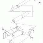 LT-A700X KINGQUAD 4x4 Глушитель