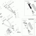 Maverick 1000, STD, XRS, XRS-DPS Передняя подвеска