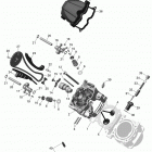 Maverick MAX 1000, STD, XRS, XRS-DPS Головка цилиндров