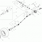 Commander MAX 1000_DPS, XT 08- drive system, rear _13c1404