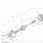 Maverick MAX 1000, STD, XRS, XRS-DPS 07- drive system, front (differential)