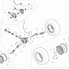 Commander (Electric 9Kw) STD, XT, LSV 08- drive system, rear _13c1411