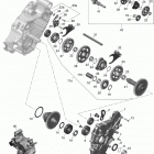 Maverick MAX 1000, STD, XRS, XRS-DPS 05- gear box 2