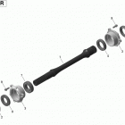 Maverick MAX 1000, STD, XRS, XRS-DPS Приводной вал