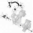 Maverick MAX 1000, STD, XRS, XRS-DPS Система охлаждения двигателя