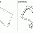 Commander (Electric 9Kw) STD, XT, LSV 09- body and accessories windshield