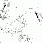Commander STD, DPS, XT, X 1000 EFI 07- front suspension x