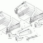 Commander STD, XT, X, 1000 EFI 09- rear cargo box body