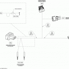 Commander STD, XT, X, 1000 EFI 10- electrical harness rear