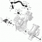 Commander STD, XT, X, 1000 EFI Система охлаждения двигателя