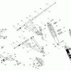 Commander STD, XT, X, 1000 EFI 07- front suspension x model