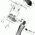 Commander STD, XT, X, 1000 EFI Головка цилиндров задняя часть