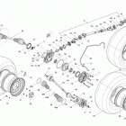 Commander STD, XT, X, 1000 EFI Привод задний