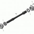 Commander STD, XT, 800R EFI Приводной вал