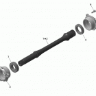 Commander STD, XT, X, 1000 EFI Приводной вал