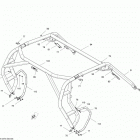 Commander STD, XT, X, 1000 EFI 09- frame safety cage