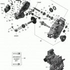 Commander STD, XT, X, 1000 EFI 05- gear box 1_(type 684784) (type 684786)
