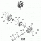 Commander 800 08- differential ass, rear 1