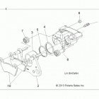 A17DAH57A5 ACE 570 HD EFI Brakes, caliper, front