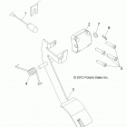 R13RH45AG RANGER 400 MIDSIZE Engine, throttle pedal
