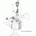 R13WH76AG/AR/EAH/EAI RANGER 800 CREW Топливный бак