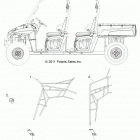 R13WH76AG/AR/EAH/EAI RANGER 800 CREW Body, side nets