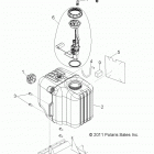 R14TH76AA/AC/EAS/AAC/ACC/EASC RANGER 800 Топливный бак