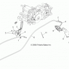 R14TH76AA/AC/EAS/AAC/ACC/EASC RANGER 800 Brakes, park brake asm.