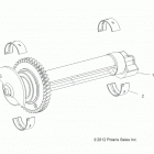 Z17VAA87/E87/X87 RZR 900 50/55 INCH ALL OPTIONS Engine, balancer