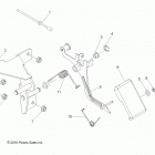 R13WH76AG/AR/EAH/EAI RANGER 800 CREW Engine, throttle pedal