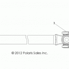 R14TH76AA/AC/EAS/AAC/ACC/EASC RANGER 800 Кардан передний