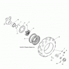 R14TH76AA/AC/EAS/AAC/ACC/EASC RANGER 800 Колеса перед