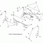 R13WH76AG/AR/EAH/EAI RANGER 800 CREW Chassis, cab frame